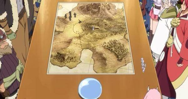 Rimuru dan bawahannya membahas rencana pembalasan ke Falmuth ( Dok. 8bit / Tensei shitara Slime Datta Ken )