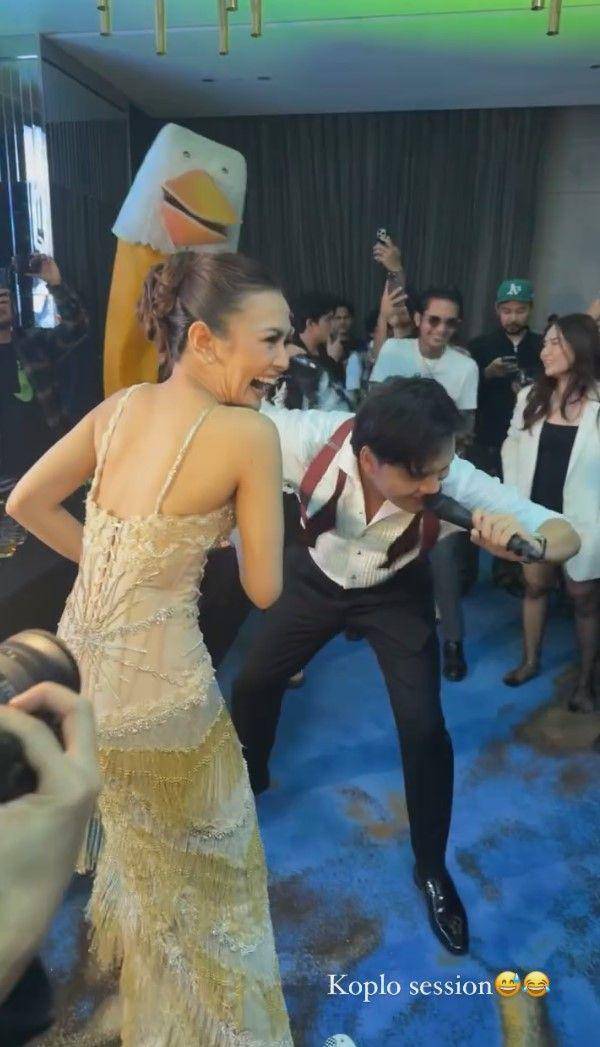 potret afterparty Rizky Febian dan Mahalini (instagram.com/nindypricilia)