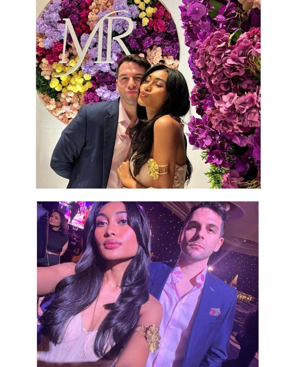 potret Novia Bachmid di resepsi Mahalini dan Rizky Febian (instagram.com/noviabachmid)