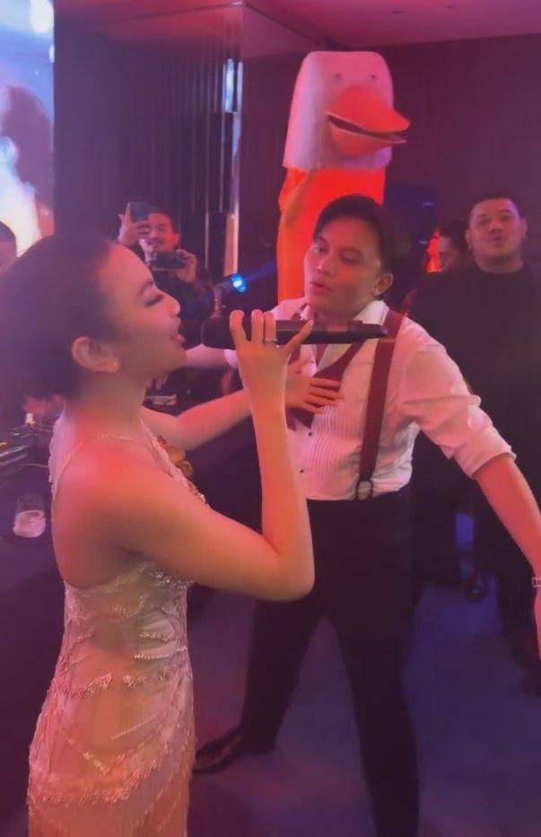 potret afterparty Rizky Febian dan Mahalini (instagram.com/nindypricilia)