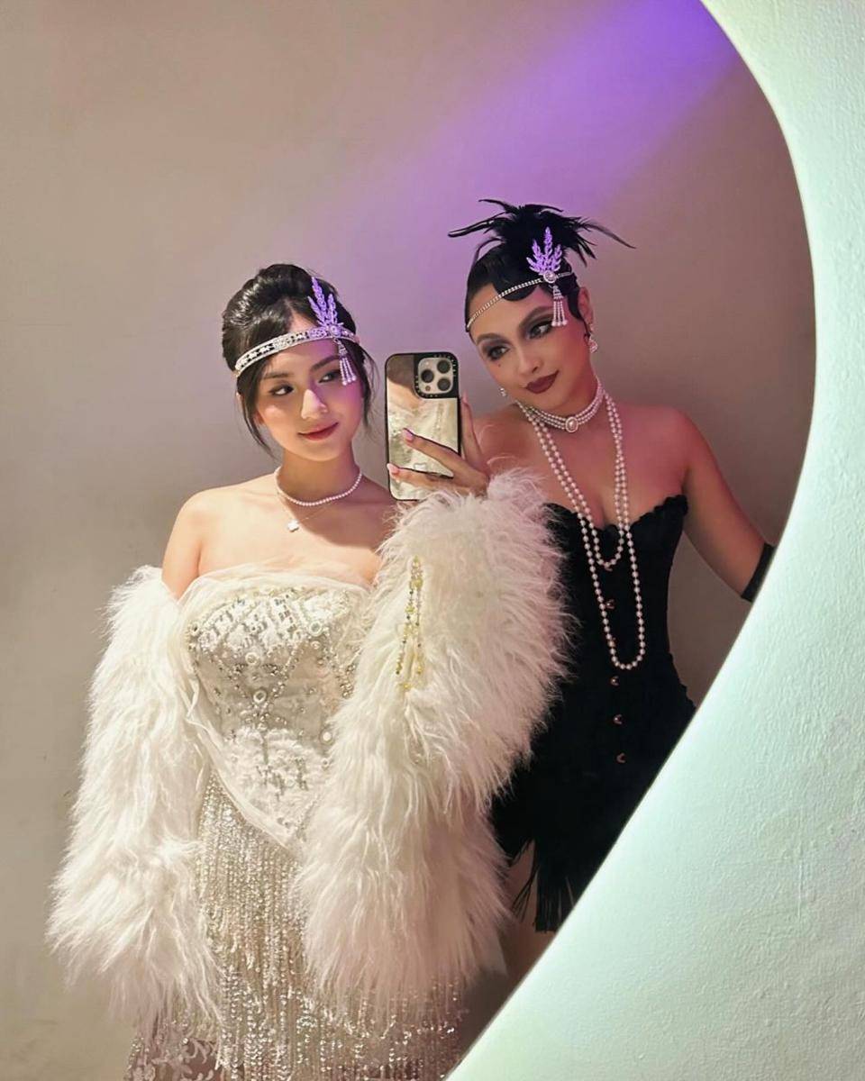 gaya artis di ultah geng Aries 2024 (instagram.com/angiemstwn)