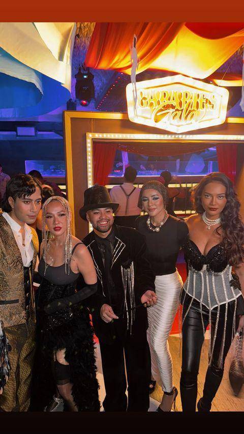 gaya artis di ultah geng Aries 2024 (instagram.com/eri.carl)