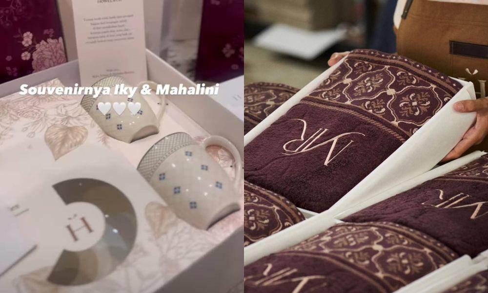 Suvenir pernikahan Rizky Febian dan Mahalini Raharja. (Instagram.com/howelandco)