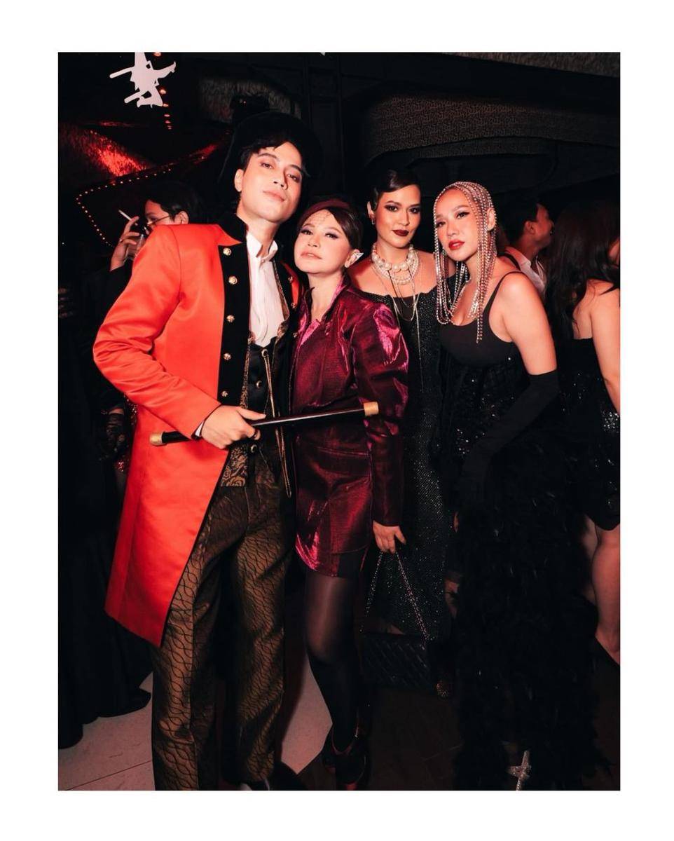 gaya artis di ultah geng Aries 2024 (instagram.com/vidialdiano)