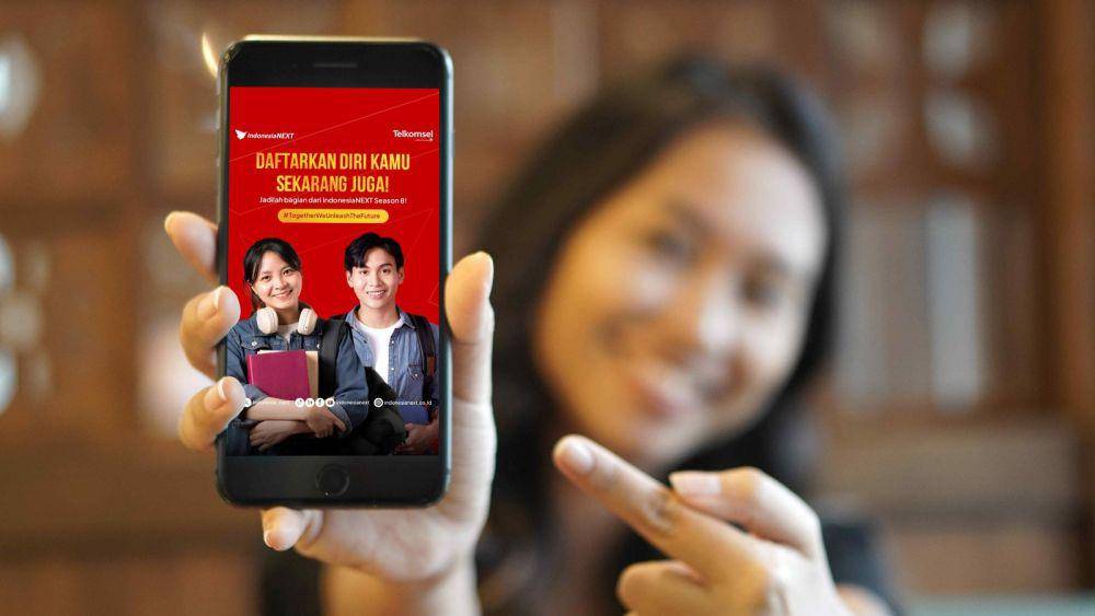 Telkomsel menggelar IndonesiaNEXT tahun ini masuk Season 8. (Dok. Telkomsel).