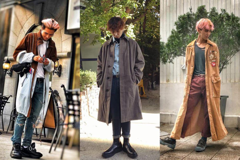 7 OOTD Long Coat ala Mino WINNER yang Modis, Pasti Curi Perhatian!