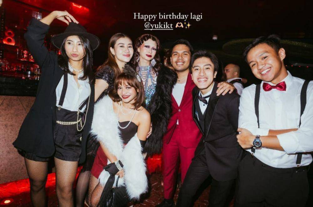 gaya artis di ultah geng Aries 2024 (instagram.com/septiningtyas)