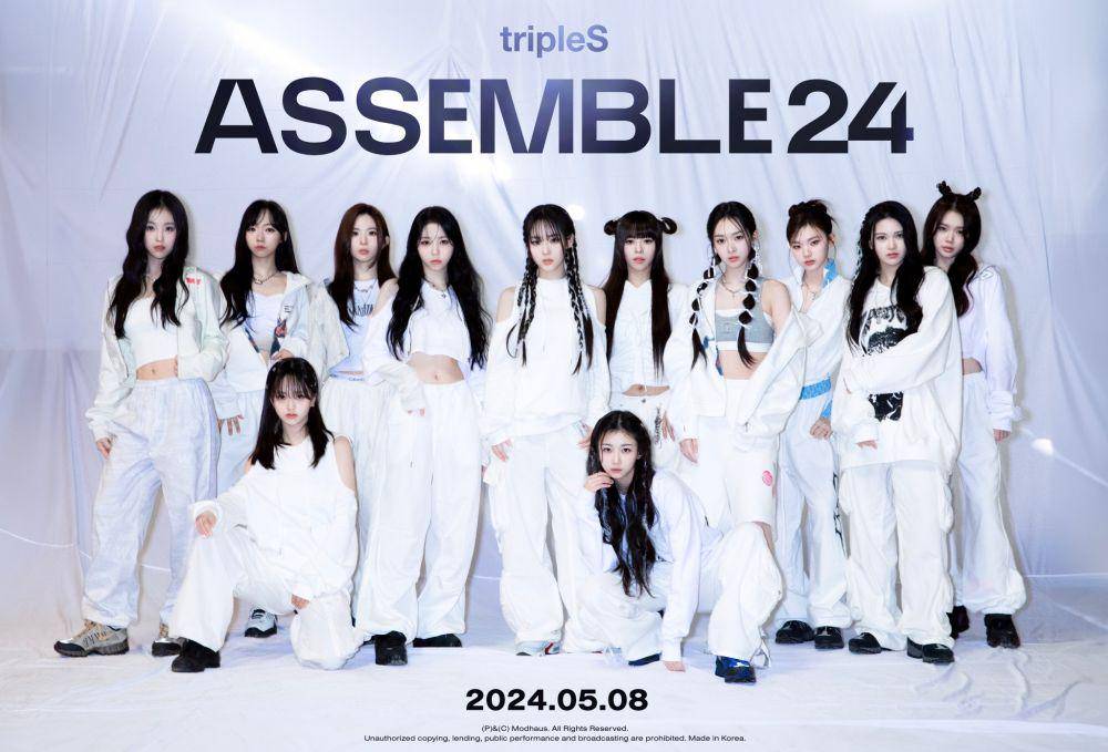 potret tripleS di full album ASSEMBLE24 (twitter.com/triplescosmos)