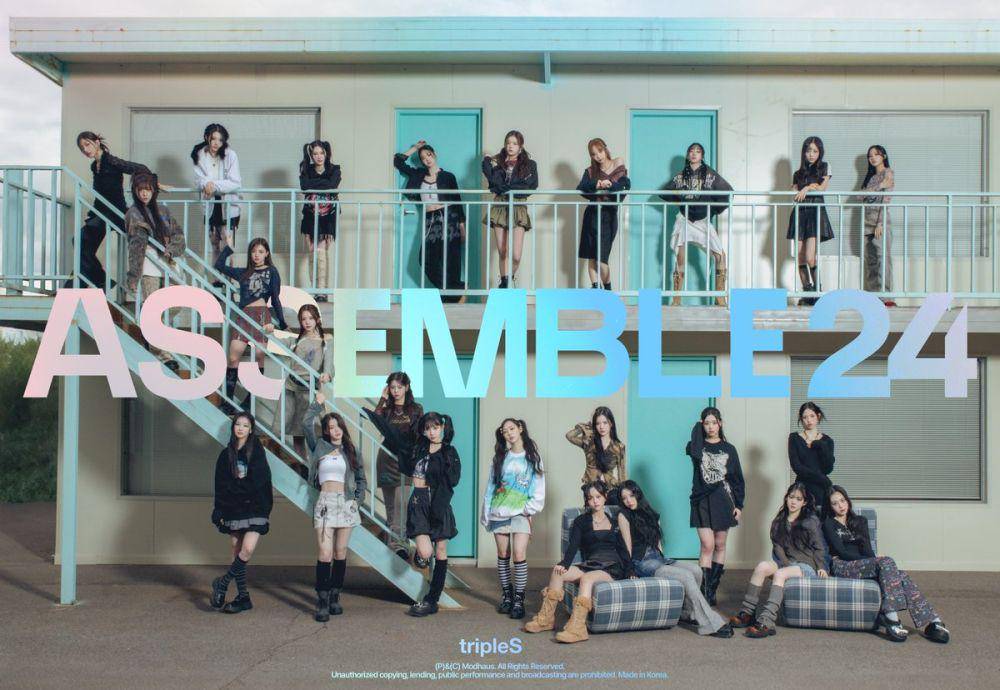 potret tripleS di full album ASSEMBLE24 (twitter.com/triplescosmos)