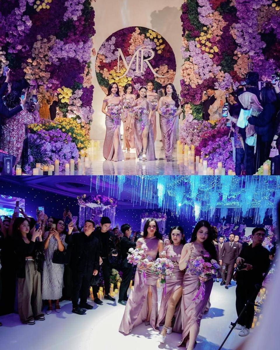 potret Tiara Andini jadi bridesmaid Mahalini (instagram.com/tiaraandini)