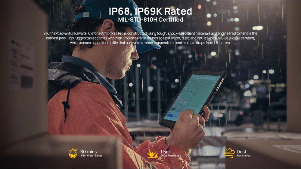 potret konstruksi bodi Ulefone Armor Pad Pro (ulefone.com)