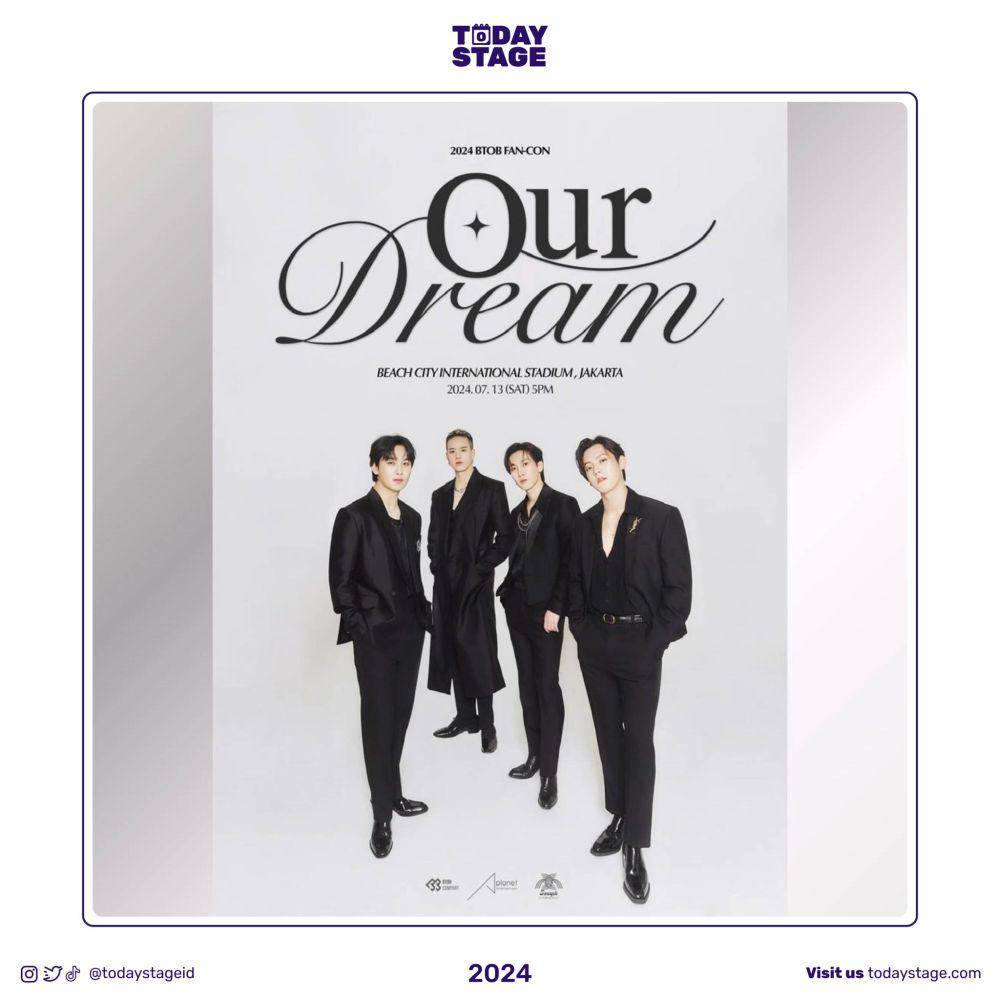 poster FANCON BTOB di Jakarta (twitter.com/todaystageid)