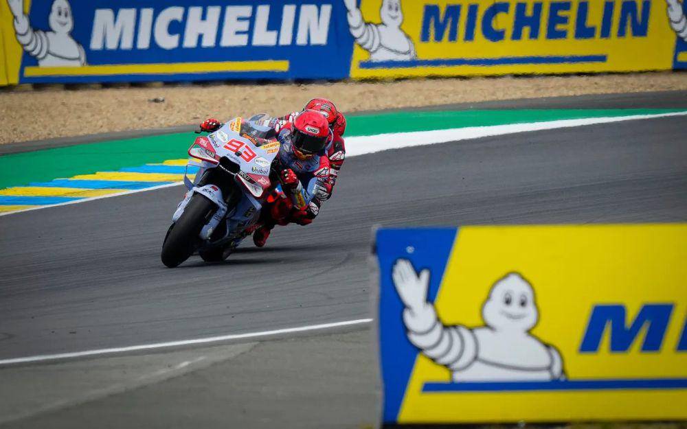 Marc Marquez saat menjalani main race GP Prancis 2024. (motogp.com)