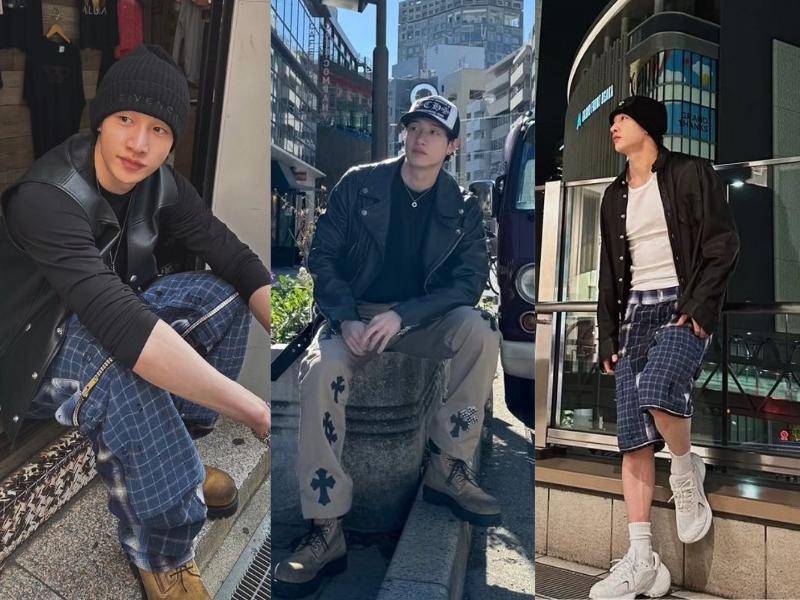 7 Inspirasi Leather Outfit ala Bangchan Stray Kids, Cool nan Manly!
