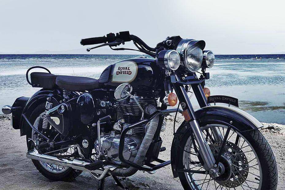 ilustrasi tampak depan Royal Enfield Classic 500 (dok. Royal Enfield)
