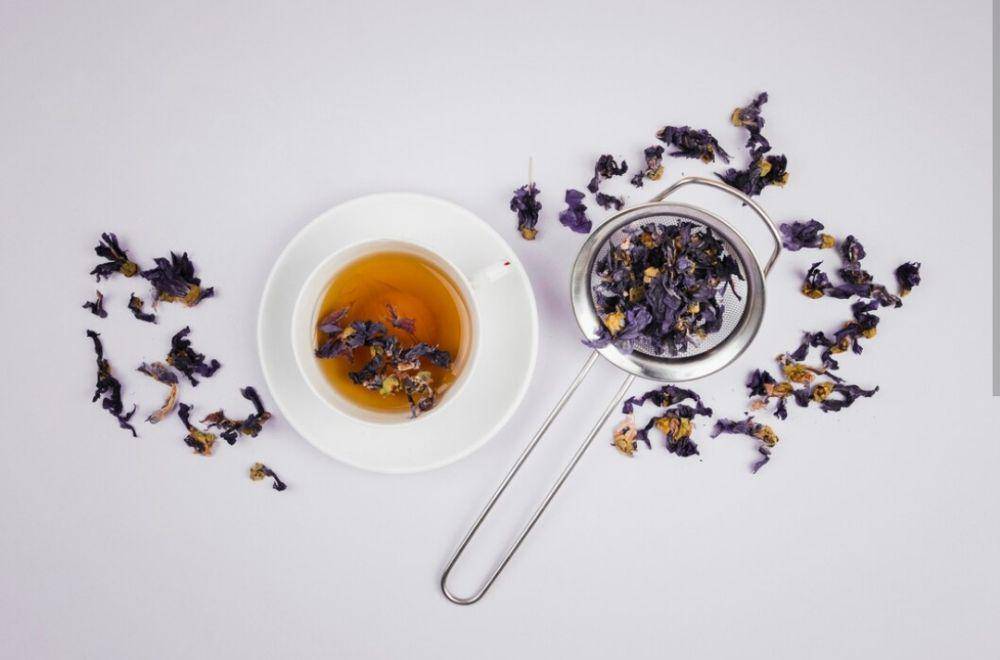 ilustrasi teh lavender (freepik.com/freepik)