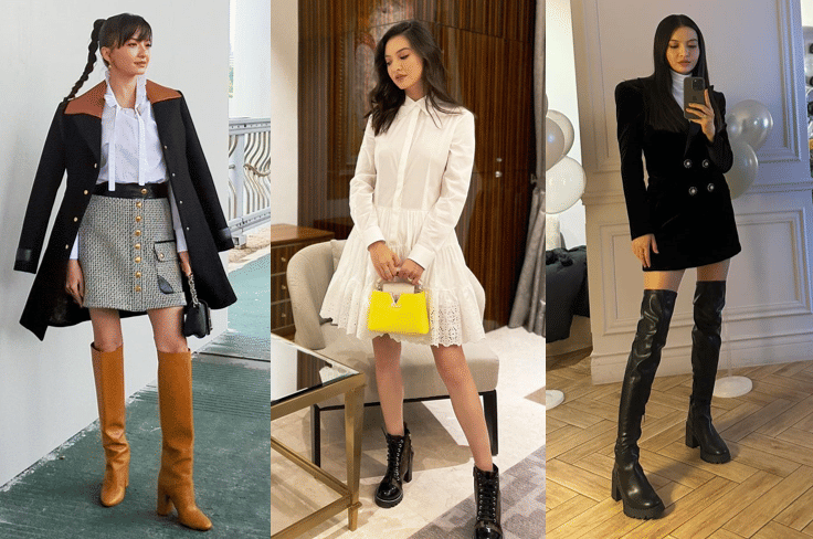 8 Ide Mix and Match Sepatu Boots ala Raline Shah, Fashionable!