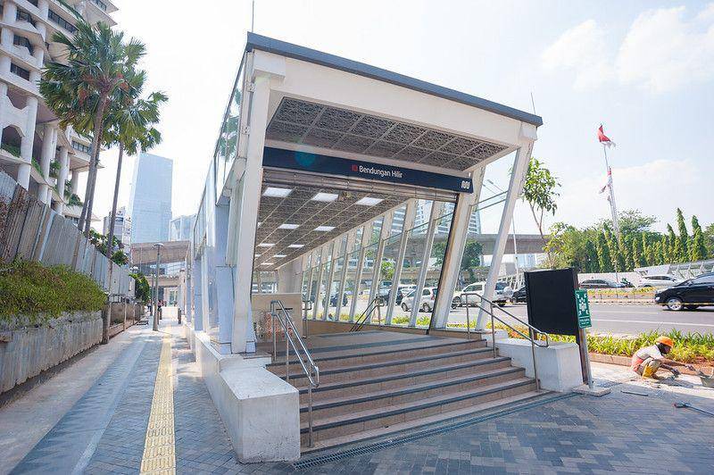 Stasiun Bendungan Hilir (jakartamrt.co.id)