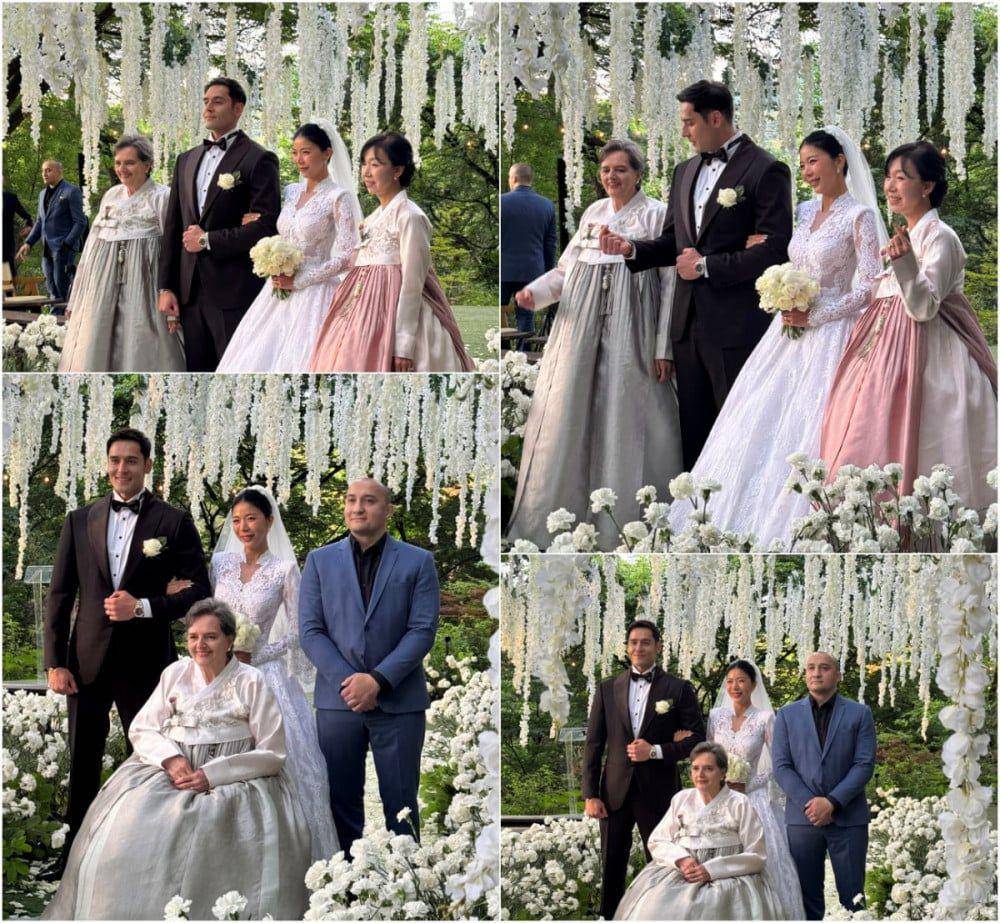 potret pesta pernikahan Julien Kang dan JJ (dok. TV Chosun)
