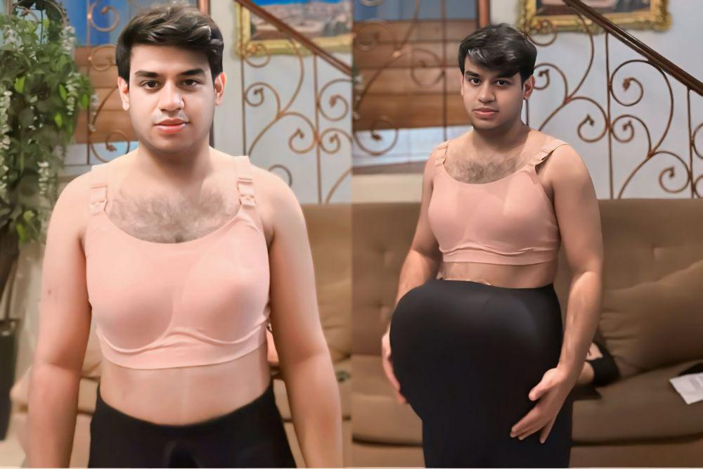 8 Potret Kocak saat Fadil Jaidi Cosplay Jadi Ibu Hamil, Bikin Ngakak!