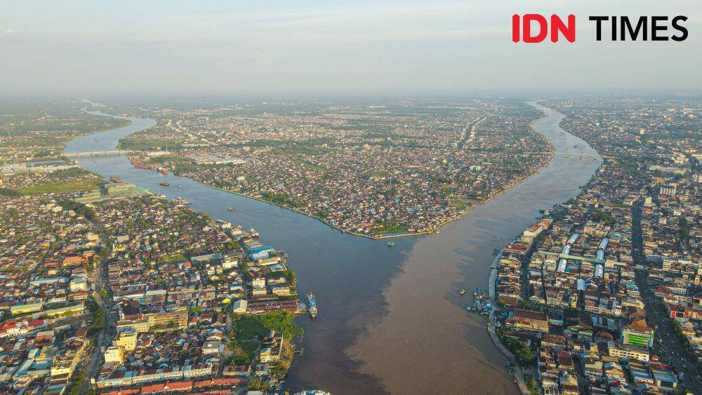 Sungai Kapuas Pontianak. (IDN Times/Prokopim).