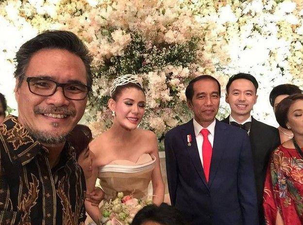 pernikahan artis dihadiri Joko Widodo (instagram.com/andreopa)