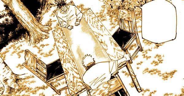Yuji dan Choso berbincang untuk terakhir kalinya ( Dok. Shueisha / Jujutsu Kaisen )