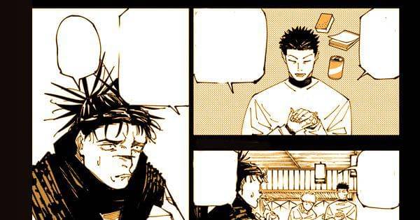 Noritoshi menunjukkan cara mengajar yang benar di depan Choso ( Dok. Shueisha / Jujutsu Kaisen )