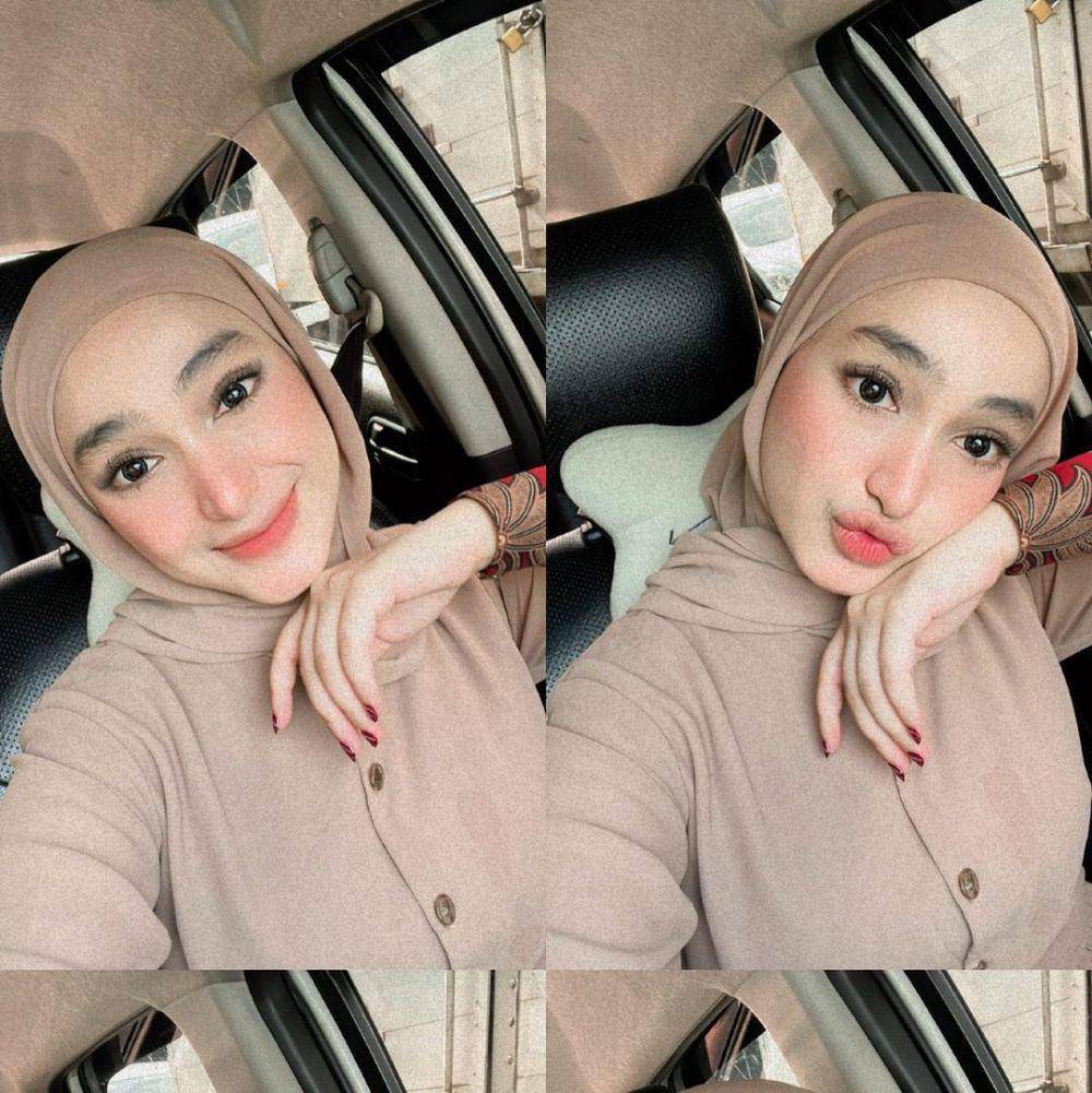 gaya makeup Santyka Fauziah (instagram.com/santykafauziah)