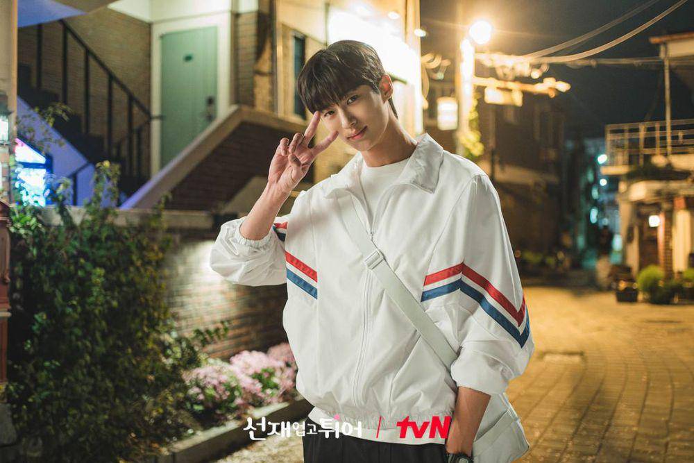 Byeon Woo Seok di balik layar drama Lovely Runner (instagram.com/tvn_drama)