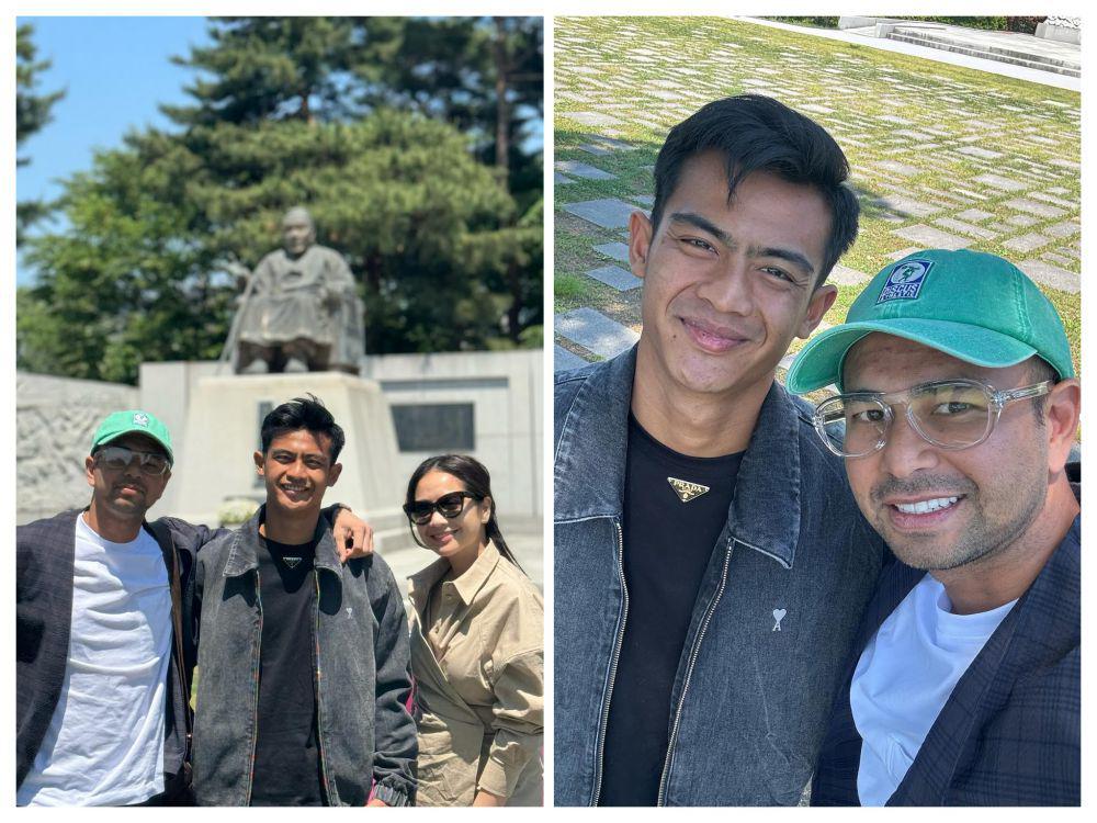 7 Momen Raffi-Nagita Ketemu Pratama Arhan di Seoul, Jalan-Jalan Bareng