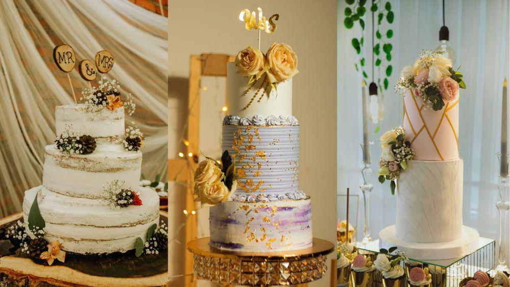 10 Rekomendasi Desain Wedding Cake dari yang Simple, Edgy, dan Classy!