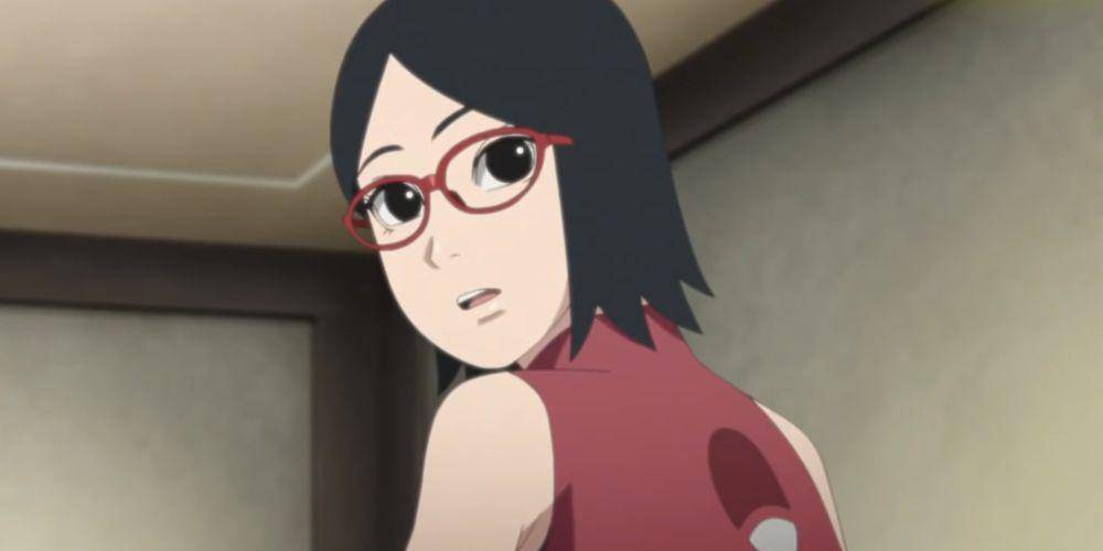Sarada Uchiha. x.com/@narutokagequote