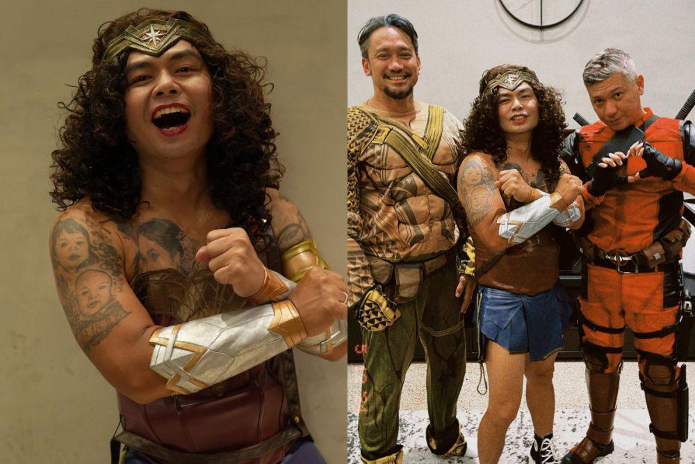 7 Potret Wendi Cagur jadi Wonder Woman, Kejutan Ultah The Prediksi