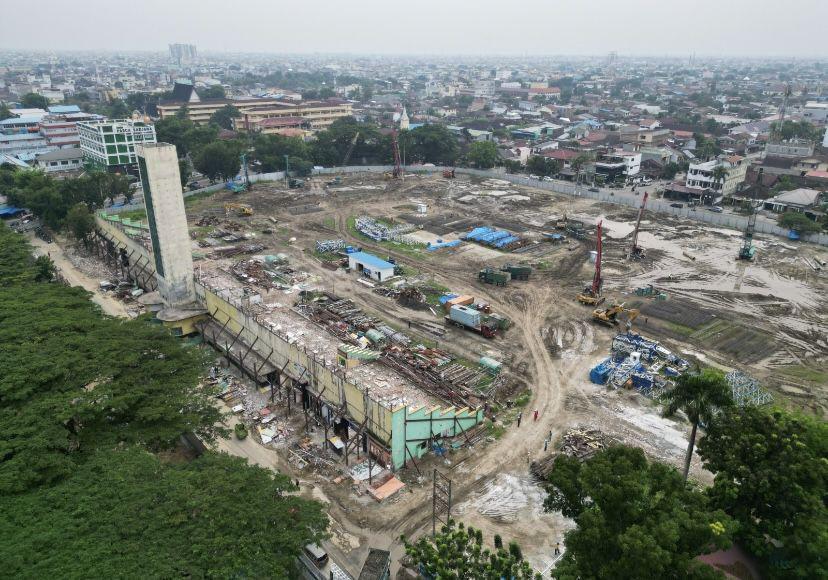 Sisa Material Pembongkaran Stadion Teladan Dilelang Rp1,6 Miliar