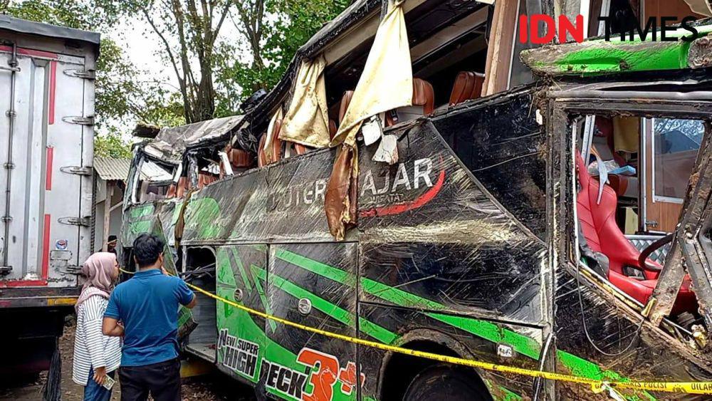 Cerita Saksi Tentang Kecelakaan Maut Bus SMK Lingga Kencana di Subang