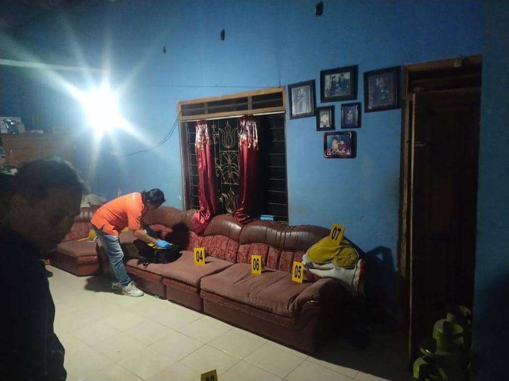 Polisi saat lakukan olah TKP. IDN Times/ istimewa