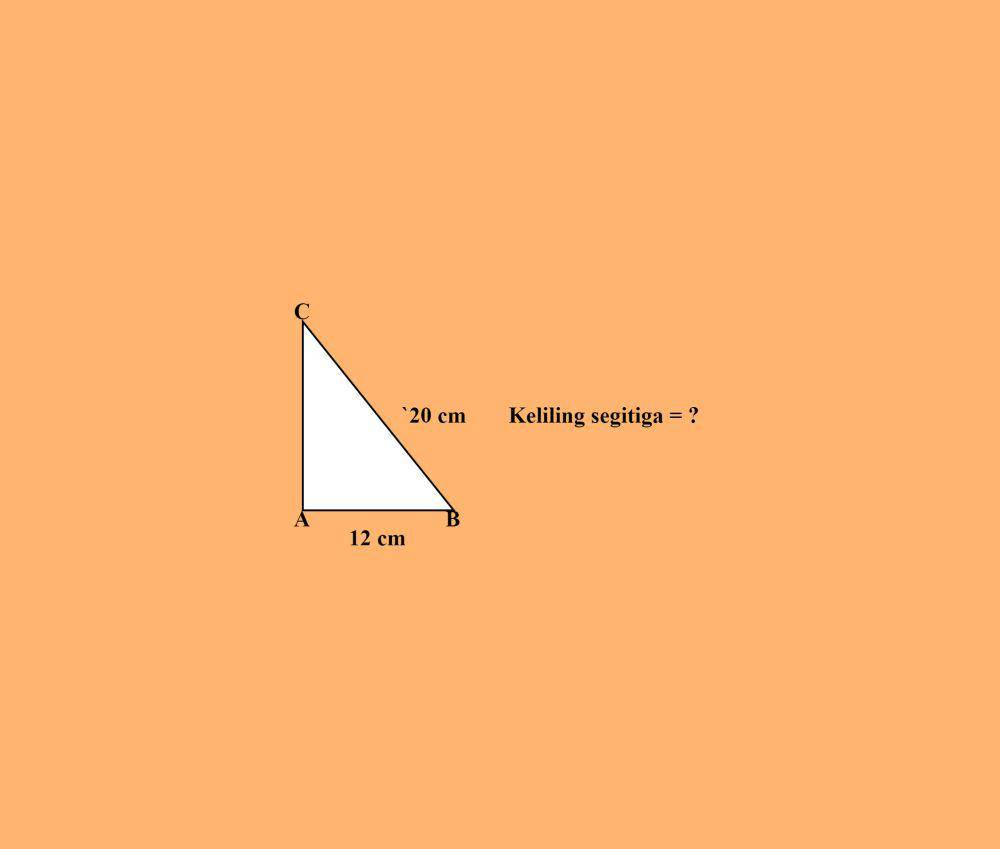 soal 4 menghitung keliling segitiga siku-siku (dok. pribadi/Milla)