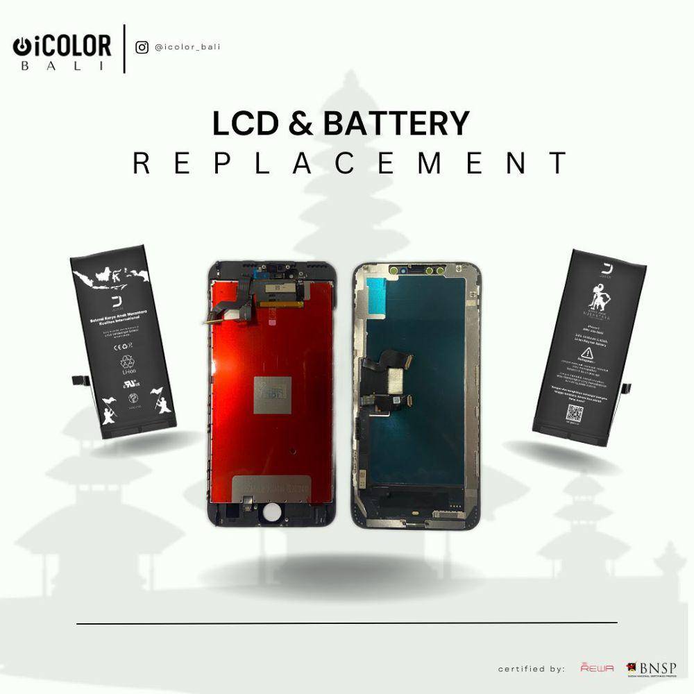 Ganti LCD dan baterai iPhone di iColor Bali (Instagram.com/@icolor_bali)