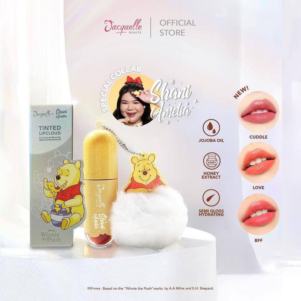 Makeup dan skincare Winnie The Pooh. (instagram.com/jacquelle_official)