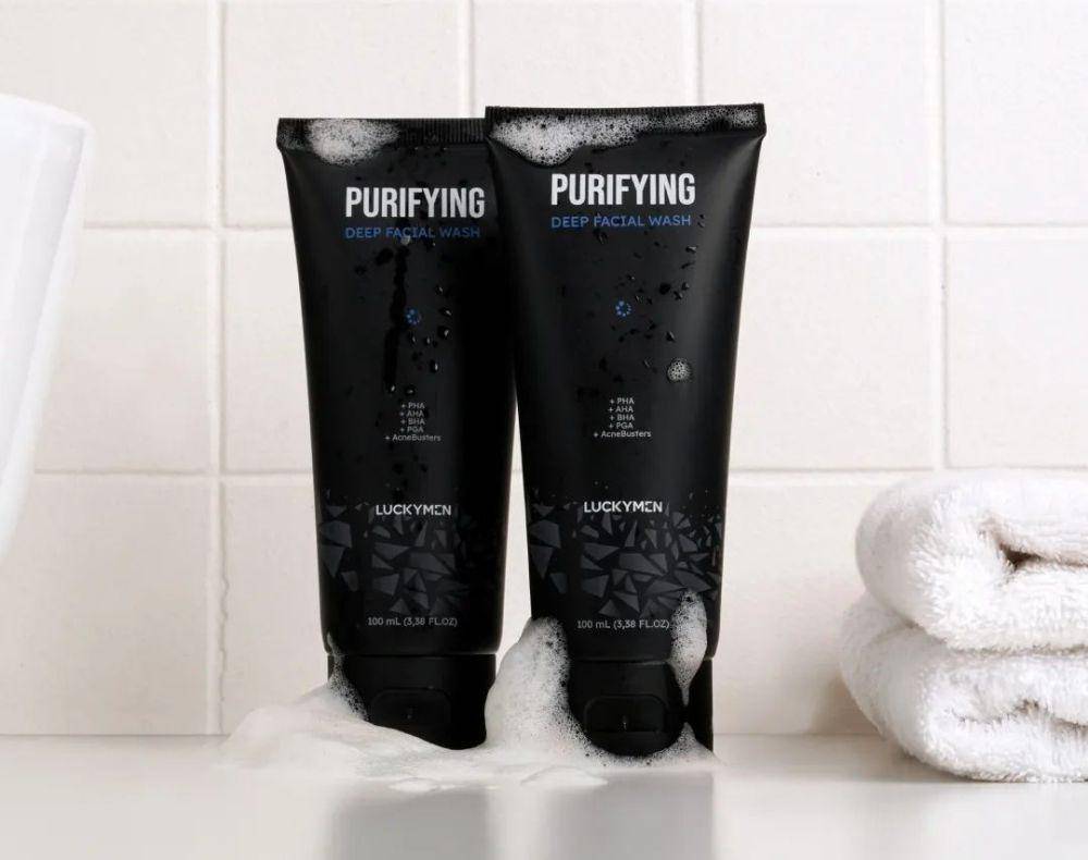 Luckymen - Purifying Deep Facial Wash (instagram.com/luckymen.official)