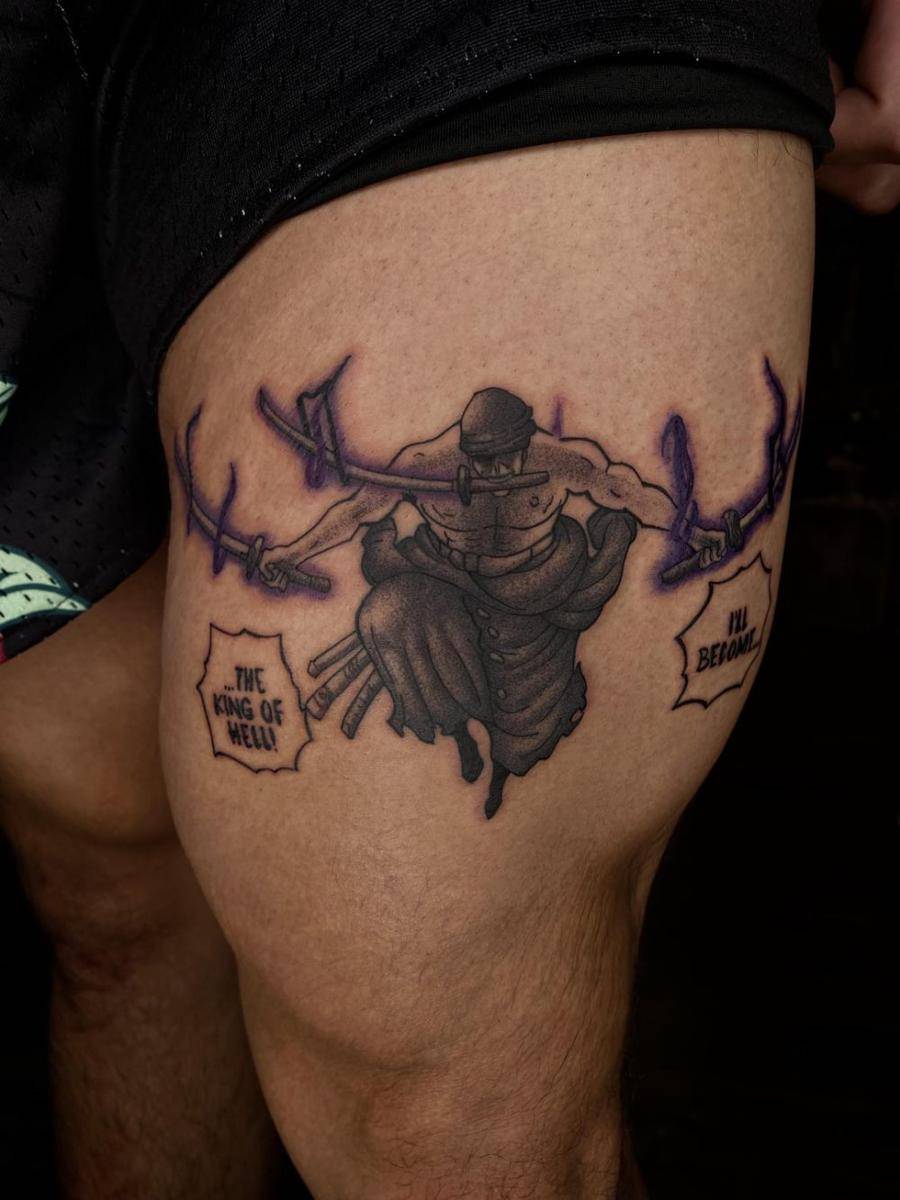 potret tato gambar Roronoa Zoro (reddit.com/user/_Itchygoblin)