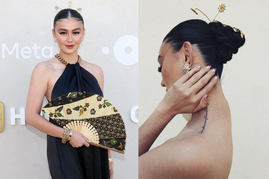 7 Gaya Agnez Mo di Gold Gala 2024, Pakai Aksen Batik dan Tusuk Konde!