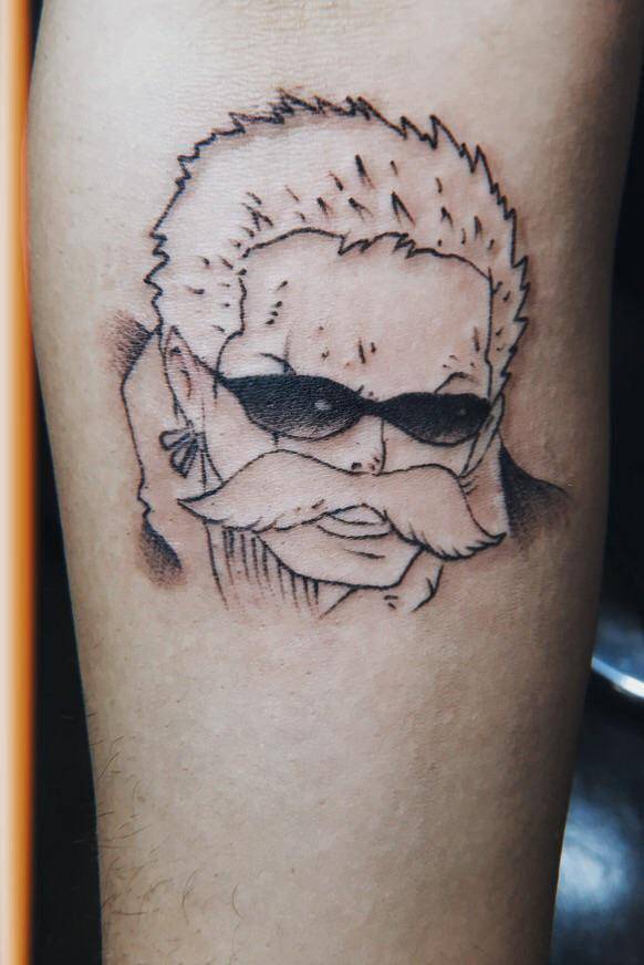 potret tato gambar Roronoa Zoro (reddit.com/user/Notreallyheremostly)