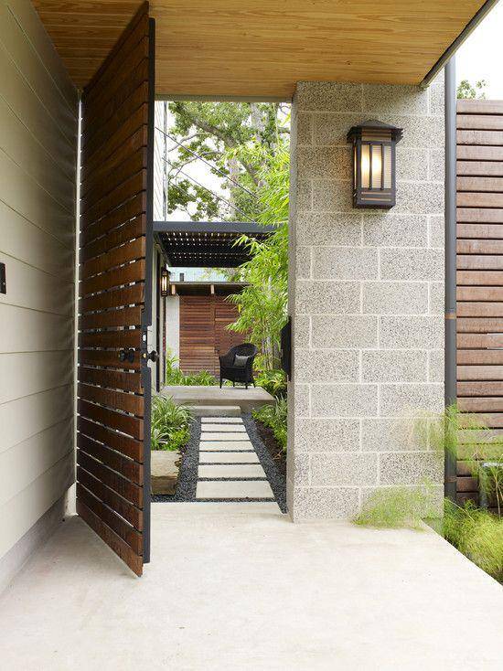 ide dekorasi main door minimalis houzz.com)