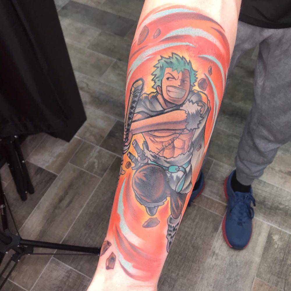 potret tato gambar Roronoa Zoro (reddit.com/user/CaptainDispent)