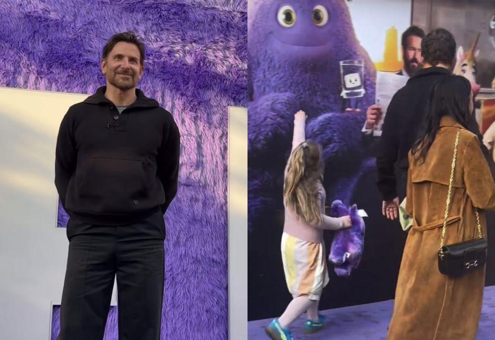 7 Potret Bradley Cooper Boyong Putrinya Hadiri Gala Premier Film IF