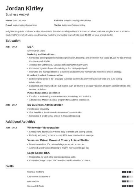 4 Contoh CV ATS Fresh Graduate, Berpotensi Lanjut Sesi Wawancara | IDN ...