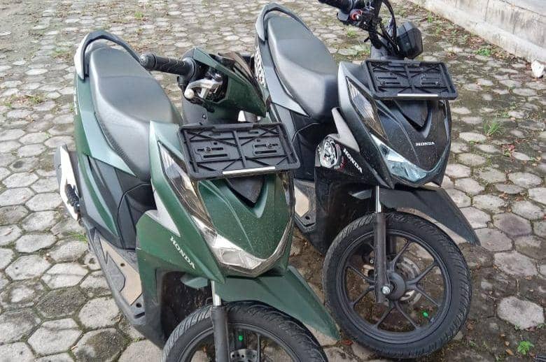 Ilustrasi penampakan barang bukti curanmor. (DOK. Polresta Bandar Lampung).