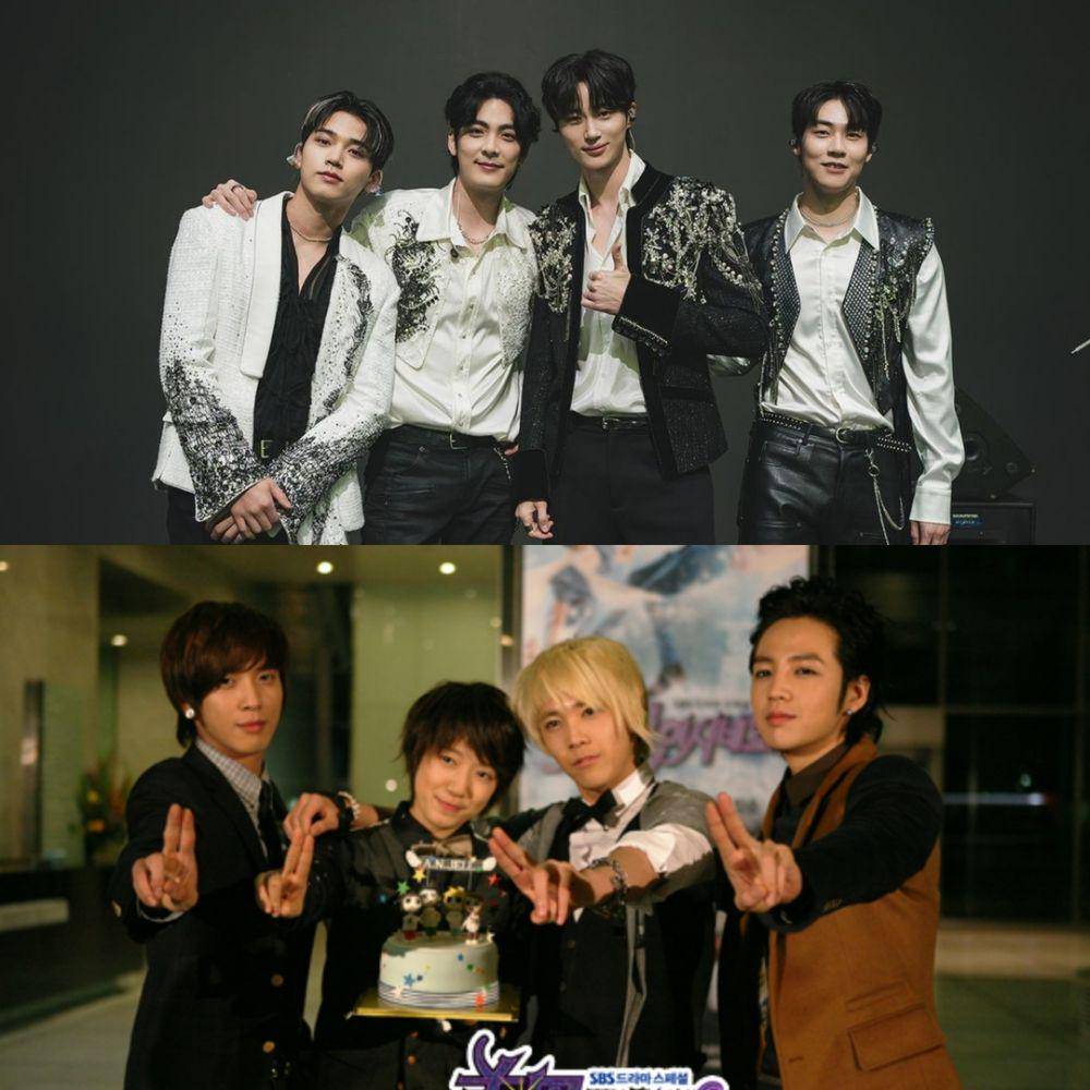 band Eclipse di drakor Lovely Runner (instagram.com/tvn_drama) | band A.N.JELL's di drakor You're Beautiful (dok. SBS/You're Beautiful)